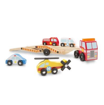 Melissa &amp; Doug Emergency Vehicle Carrier