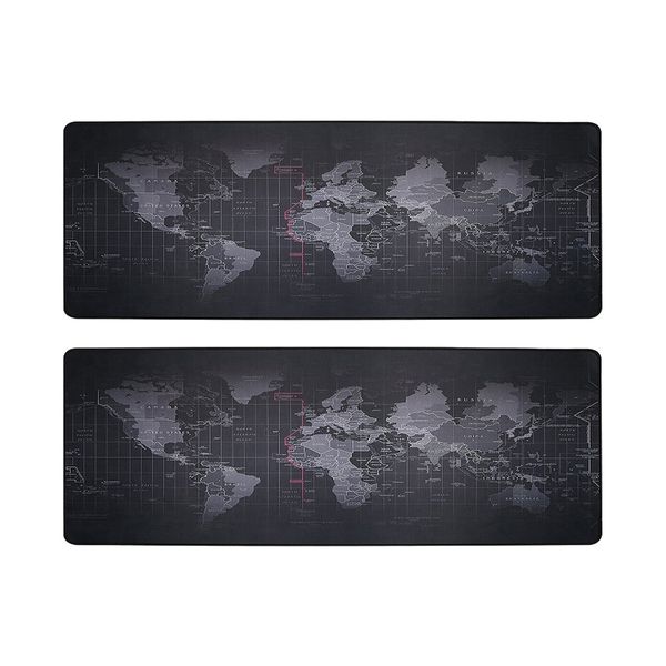 Extended World Map Mouse Pad - 80cm x 30cm (Set of 2)