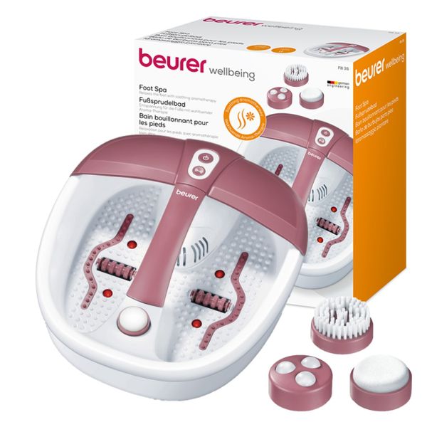 Beurer Foot Spa / Foot Bath: Aroma Filter, Magnets, Infrared Light FB 35