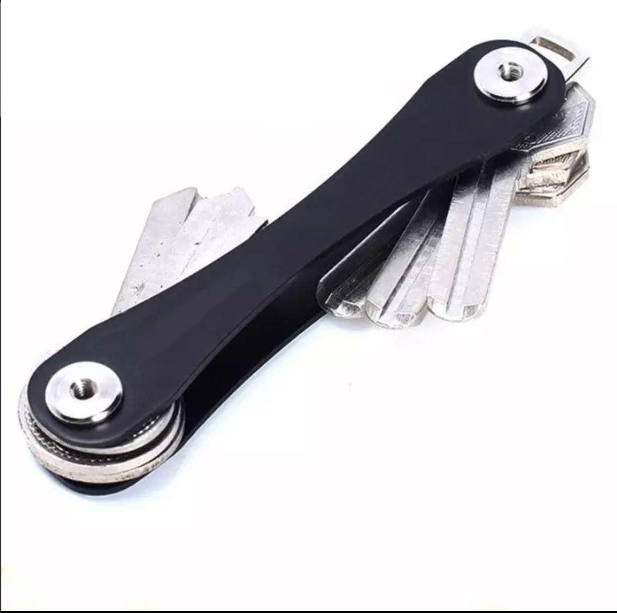 Compact Minimalist PocketSized Key Holder and Key Organizer/Key
