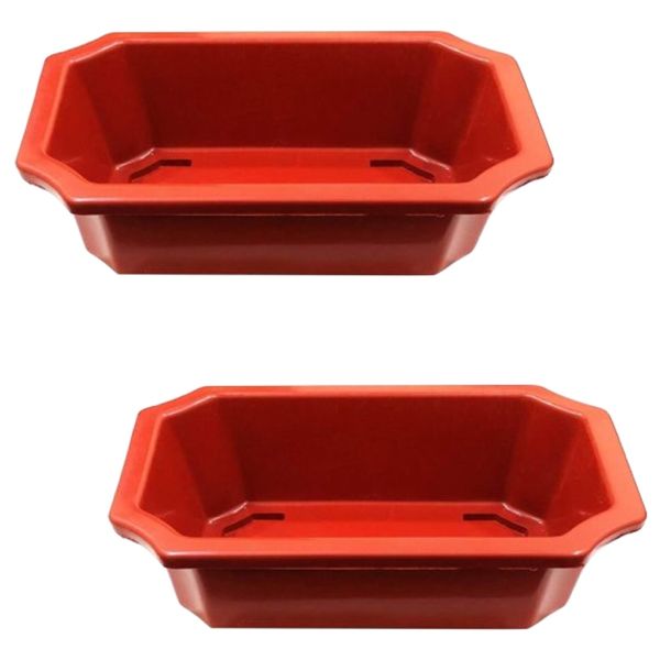 Garden Decor Flower Growing Bonsai Window Box Pot 2pc-33cm-Special