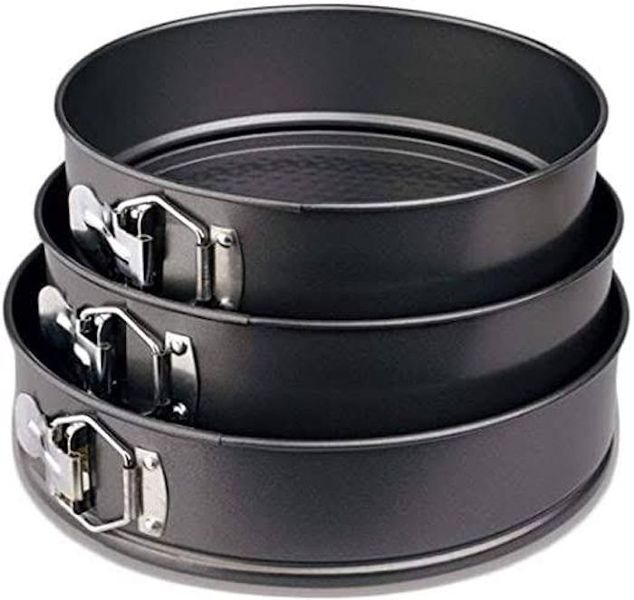 3-Piece Non Stick Spring Form Baking Pans
