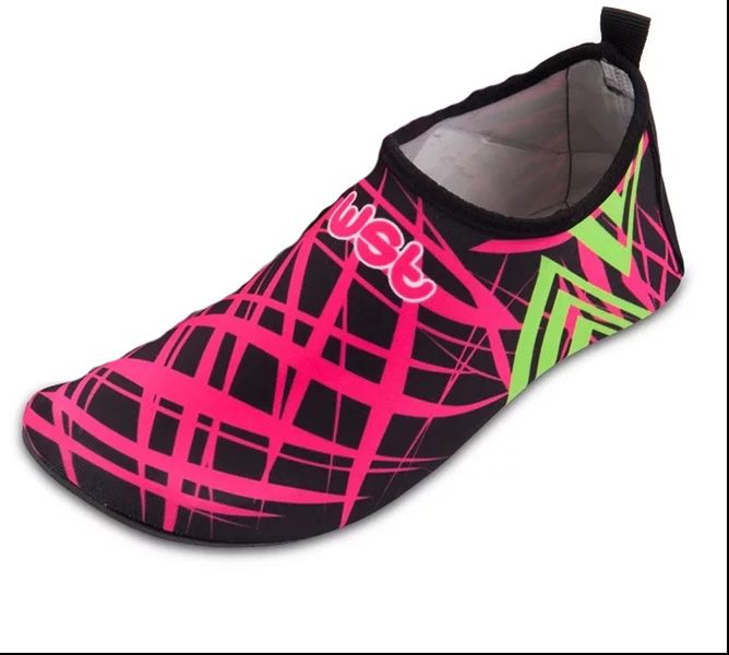 Aqua Shoes Thin Black Pink image