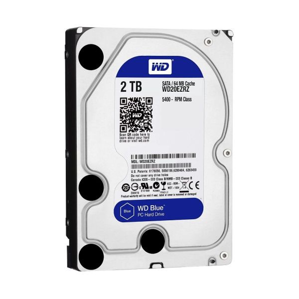 WD Blue 2TB 3.5-Inch Internal Desktop Hard Drive 5400RPM