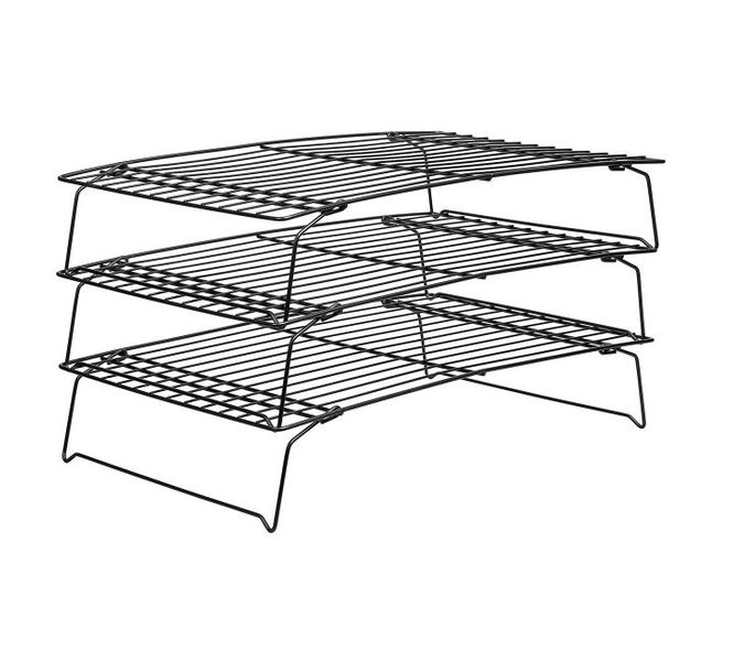 3 Tier Non-Stick Steel Pastry Baking Stackable Cooling Rack