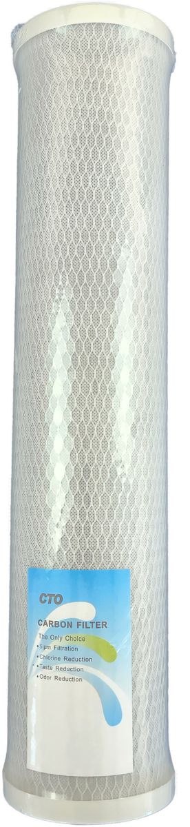 20-Inch Big Blue CTO Carbon Block Water Filter Cartridge