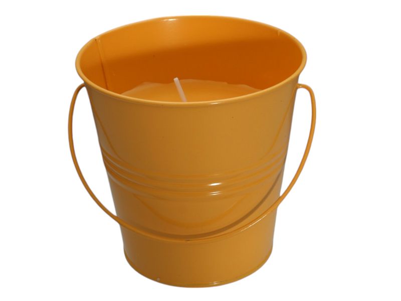 Citrus Candle in Metal Bucket