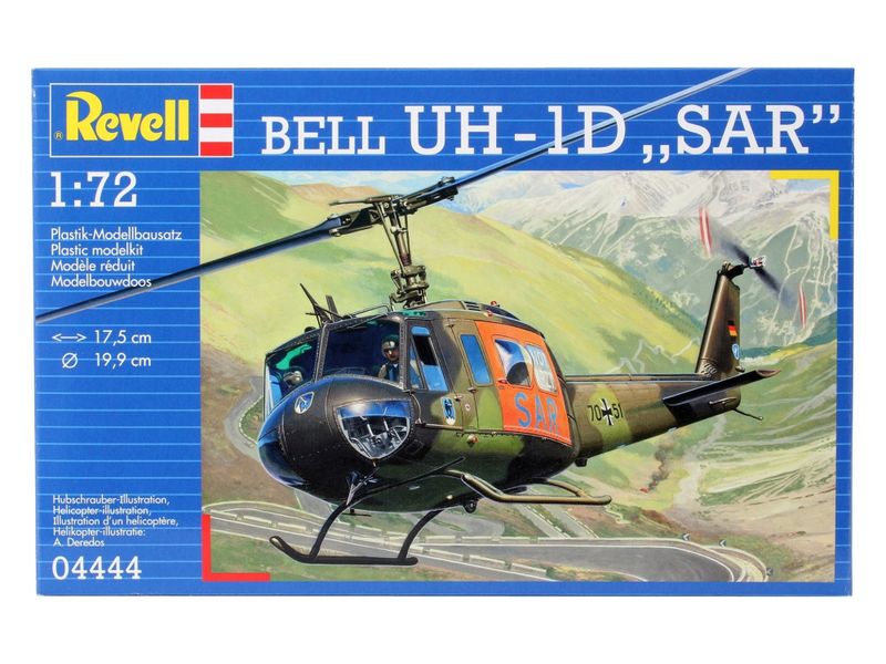 Revell 1/72 Bell UH-1D "SAR" Helicopter Plastic Model Kit