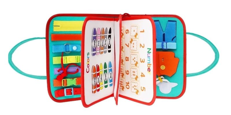 Toddler Activity Book Sensory Montessori Activity Board Toy