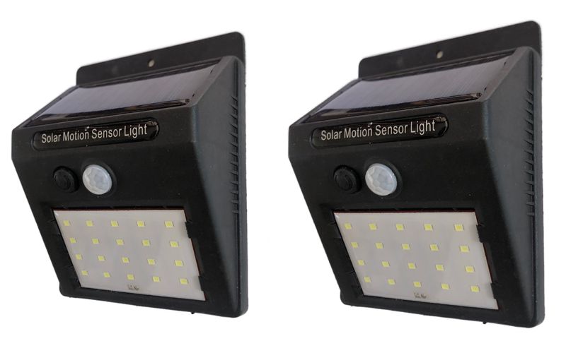 Solar Powered LED wall mount light 35W (2 Pack)