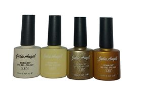 Julie Angel- Soak-Off UV Gel Polish- Set Of 4- Shades Of Gold And