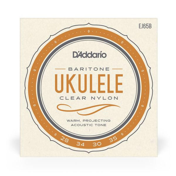 D'Addario EJ65B Pro-Arté Custom Extruded Nylon Baritone Ukulele Strings