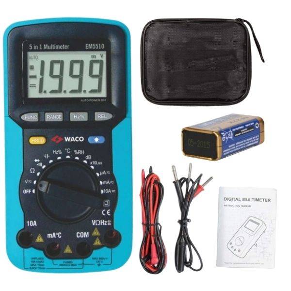 Waco Digital Multimeter / Portable Digital Multimeter AC/DC Voltage