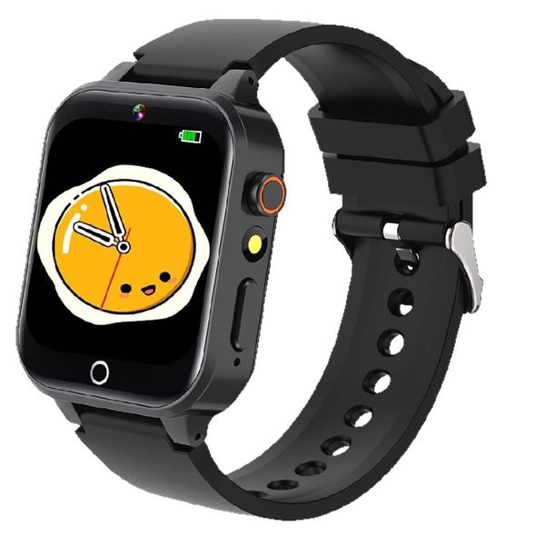 Children's Smartwatch with 26 Puzzle Games and HD Camera for Ages 4-12 - Black