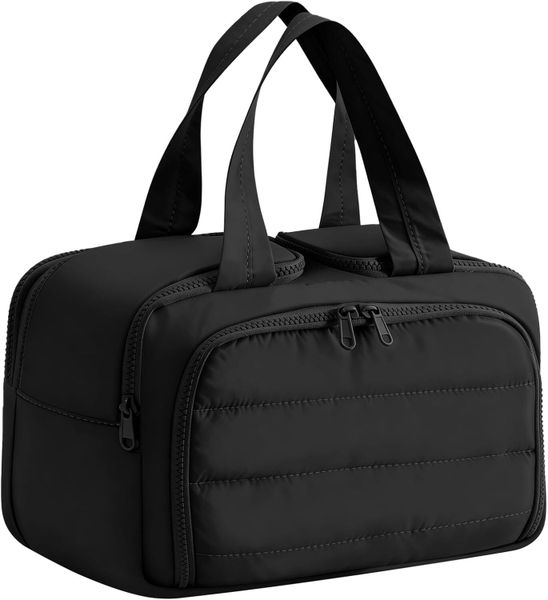 Travel Makeup Bag, Portable Travel Bag with Hanging Hook for Women
