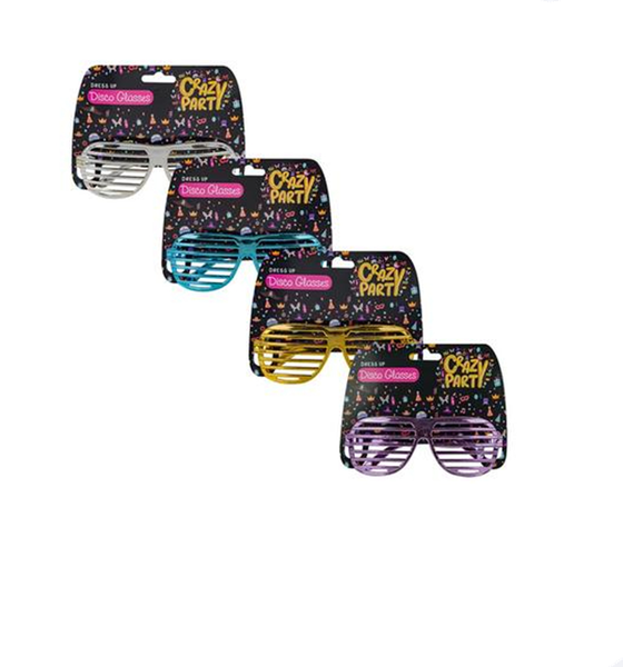 Disco Dress Up Glasses x 4