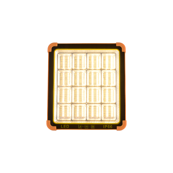D11 - Solar Powered Outdoor Flood Light - Orange
