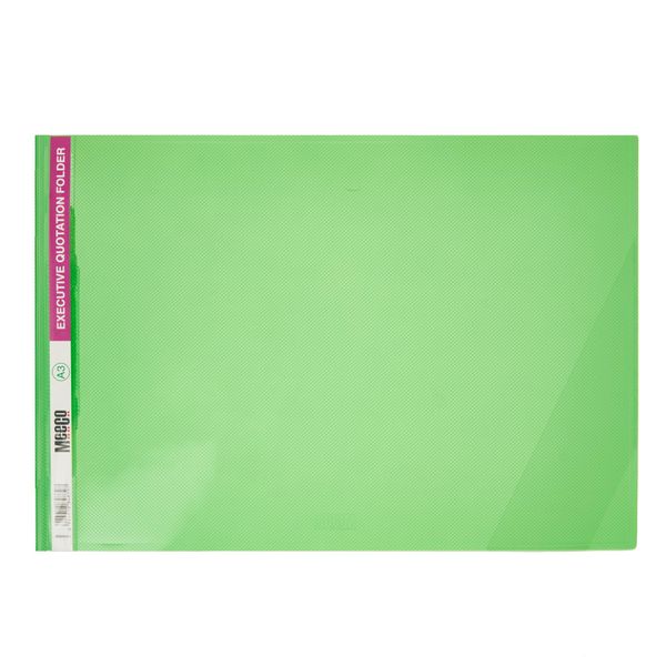 Meeco Premium Quotation Folder - Landscape A3 - Green