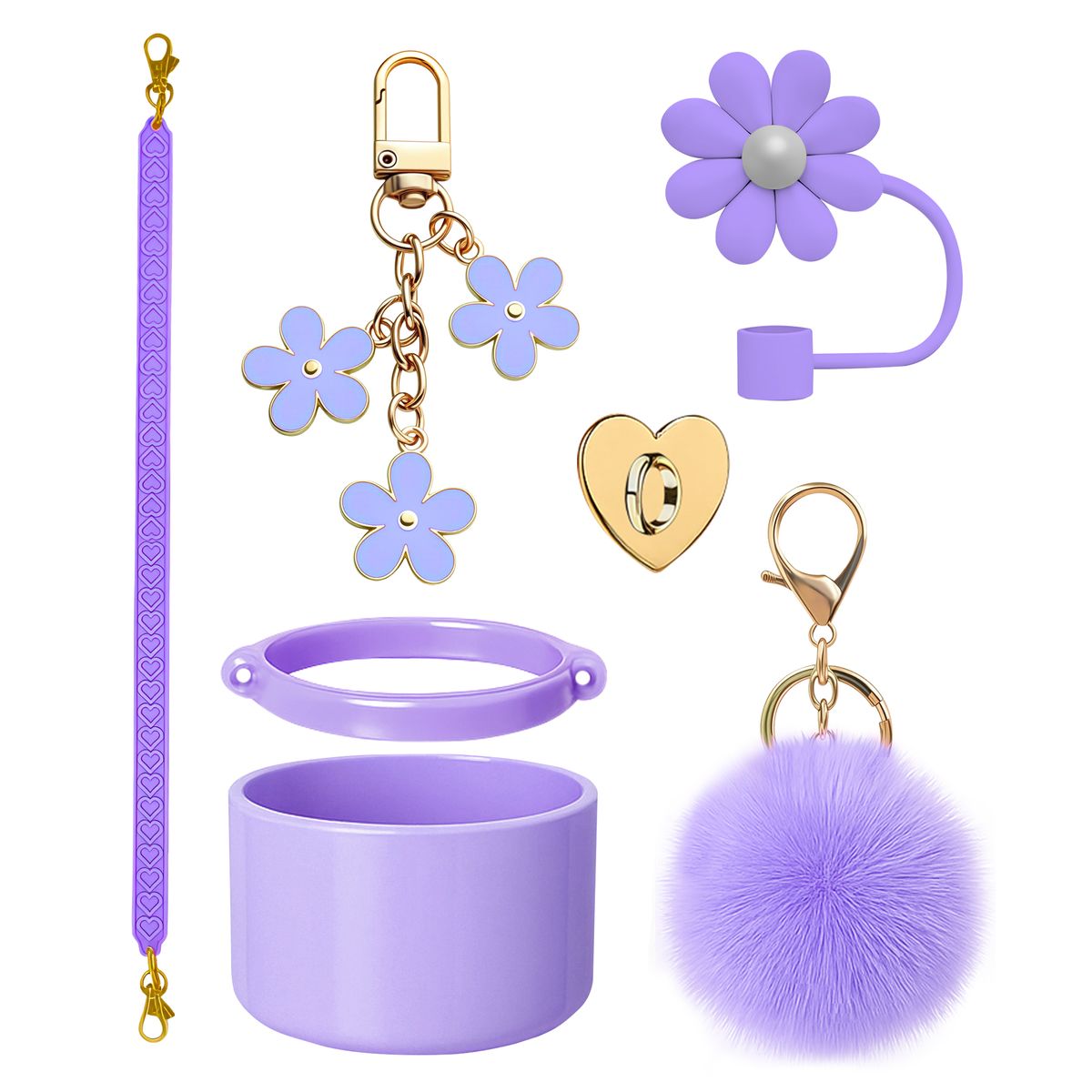 6 Piece Cup Accessories for Stanley Cup 40oz&30oz Tumbler