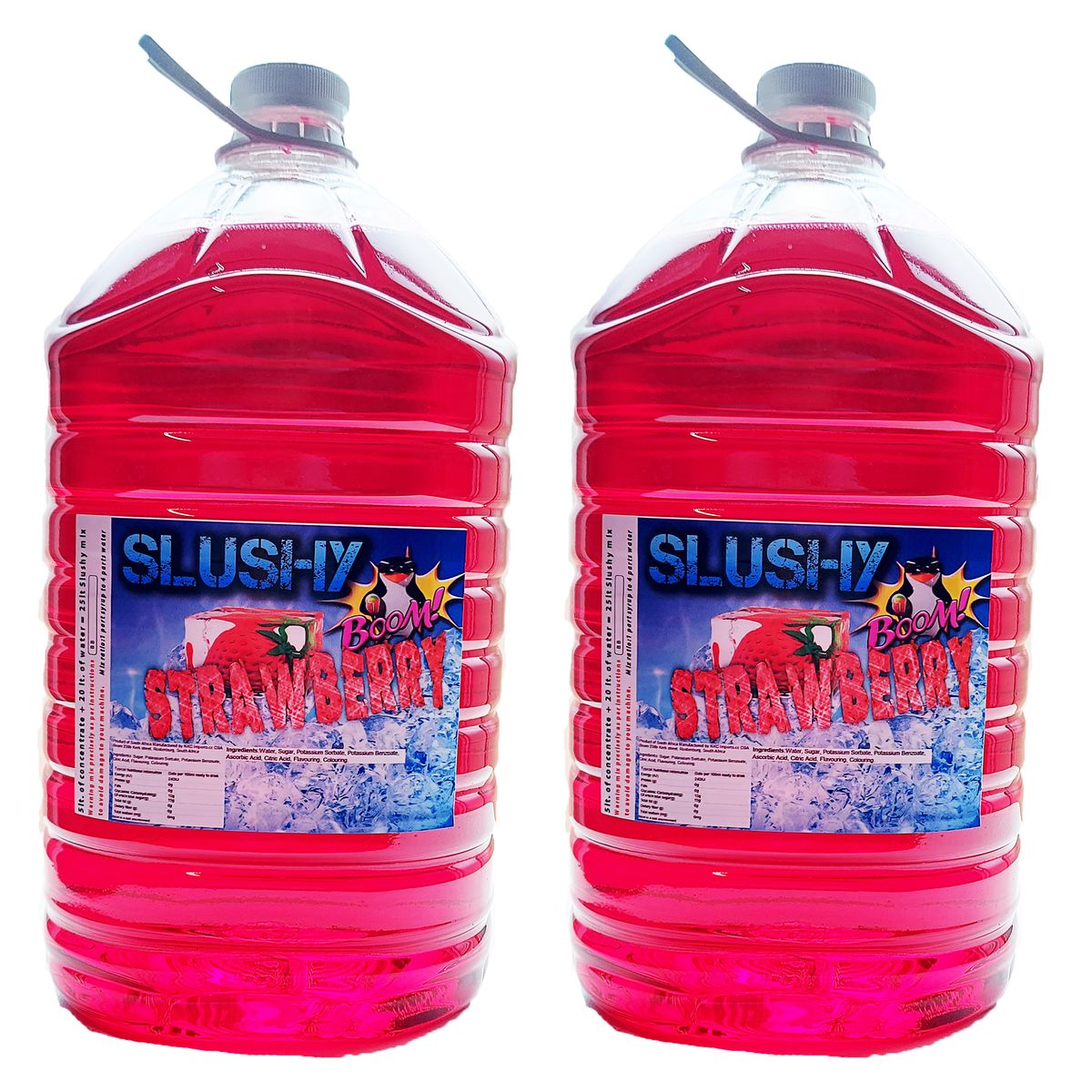 Slushy Machine Syrup 2x5lt Slush Concentrate Strawberry Shop