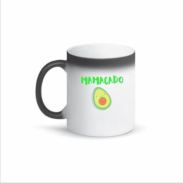 Mamacado pregnant mom color changing mug