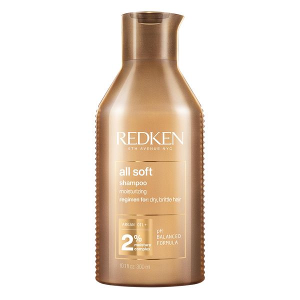 Redken All Soft Moisturising &amp; Nourishing Shampoo for Dry, Brittle Hair - 300ml