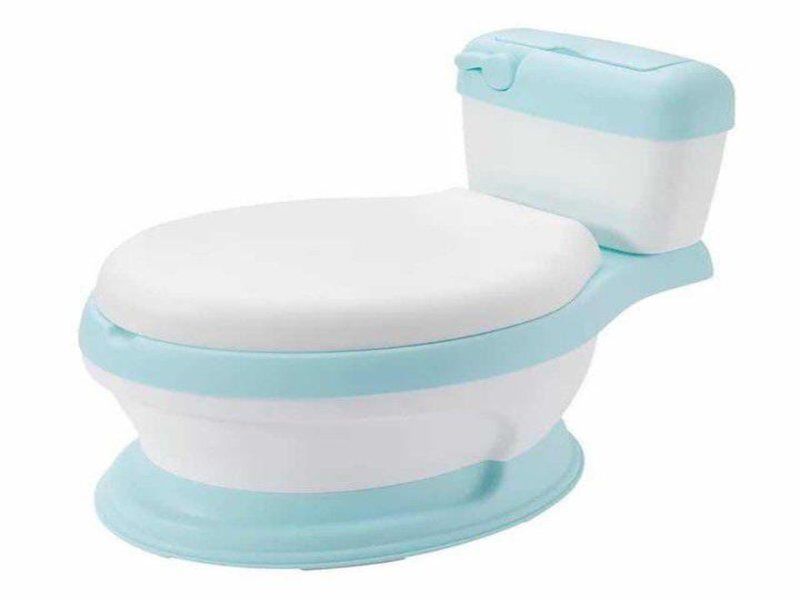 Baby Plastic Potty Training Seat with Cover - Green | Buy Online in ...