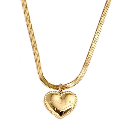 I love you sale more necklace gold