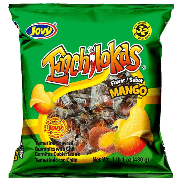 Jovy Enchilokas Mango Floavur Sour Candy 480g