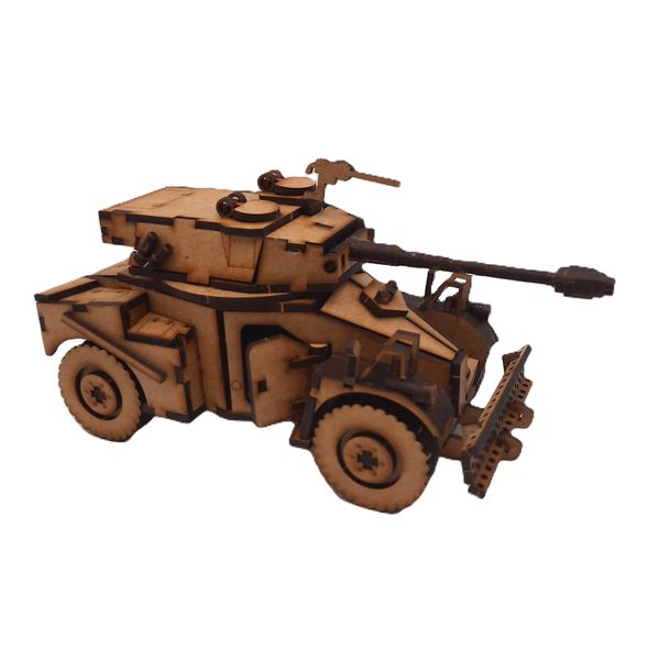 Eland Armored Military Vehicle War 3D Puzzle Wooden 3D Model