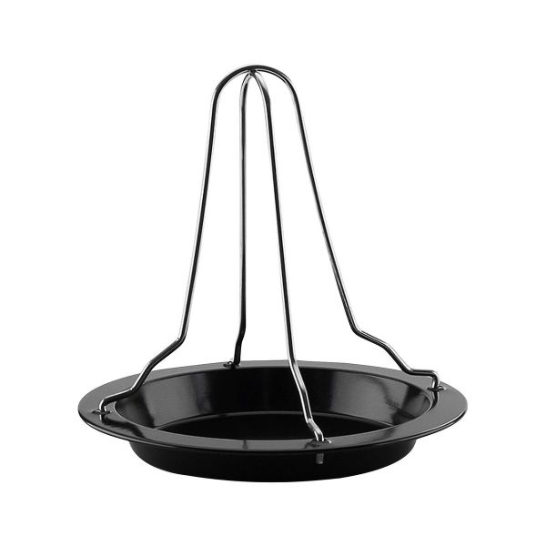 Black Stainless steel Stainless Steel Grill Pan