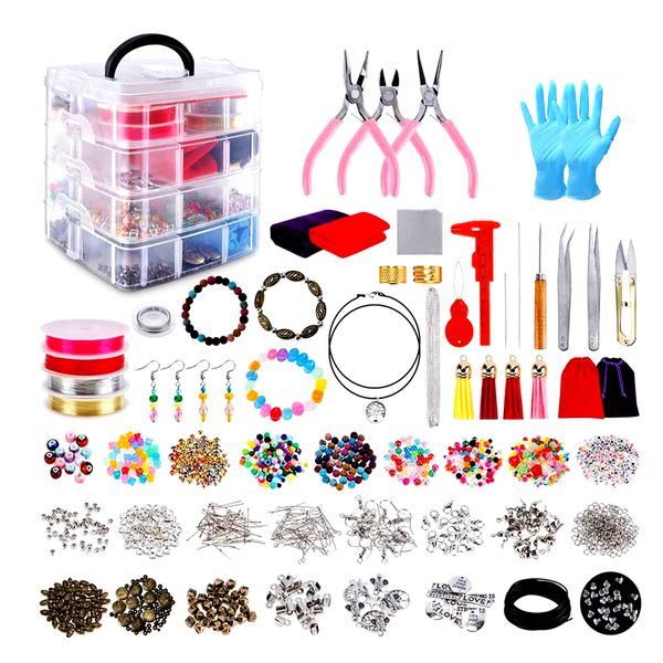 DIY Jewelry Making &amp; Repair Kit- 2062 Pieces