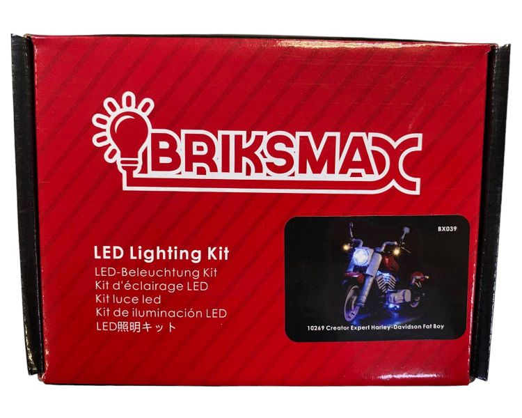 Briksmax Light Set For Lego 10269 Creator Expert Harley - Davidson Fat Boy