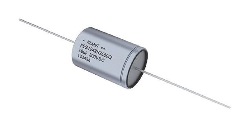 Kemet (PEG124RB2100QL1) Electrolytic Capacitor, 10 µF, 200 V