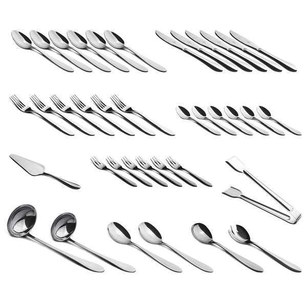 Berlinger Haus 38-Piece Stainless Steel Cutlery Set - Mirror Finish