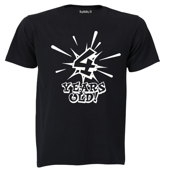 4 Years Old! - Kids T-Shirt - White