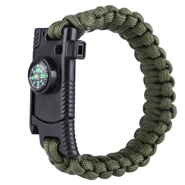 Survival Bracelet with Fire Starter, Compatible with Outdoor Use