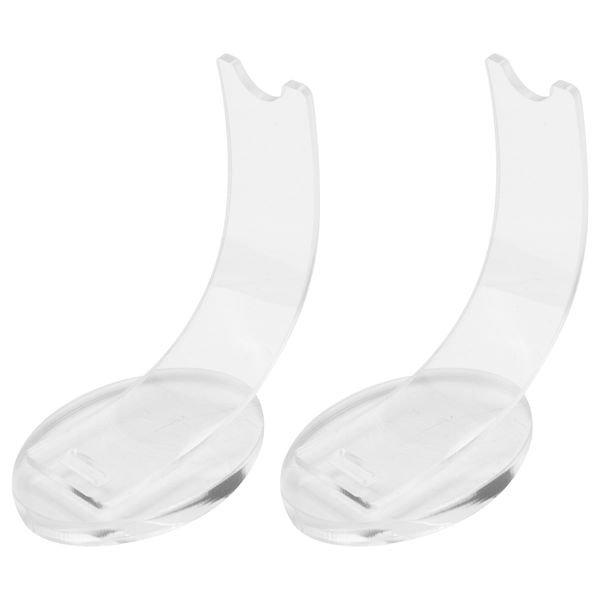 2 Pcs Acrylic Electronic Pen Holder Pen Display Stand Pencil Holder