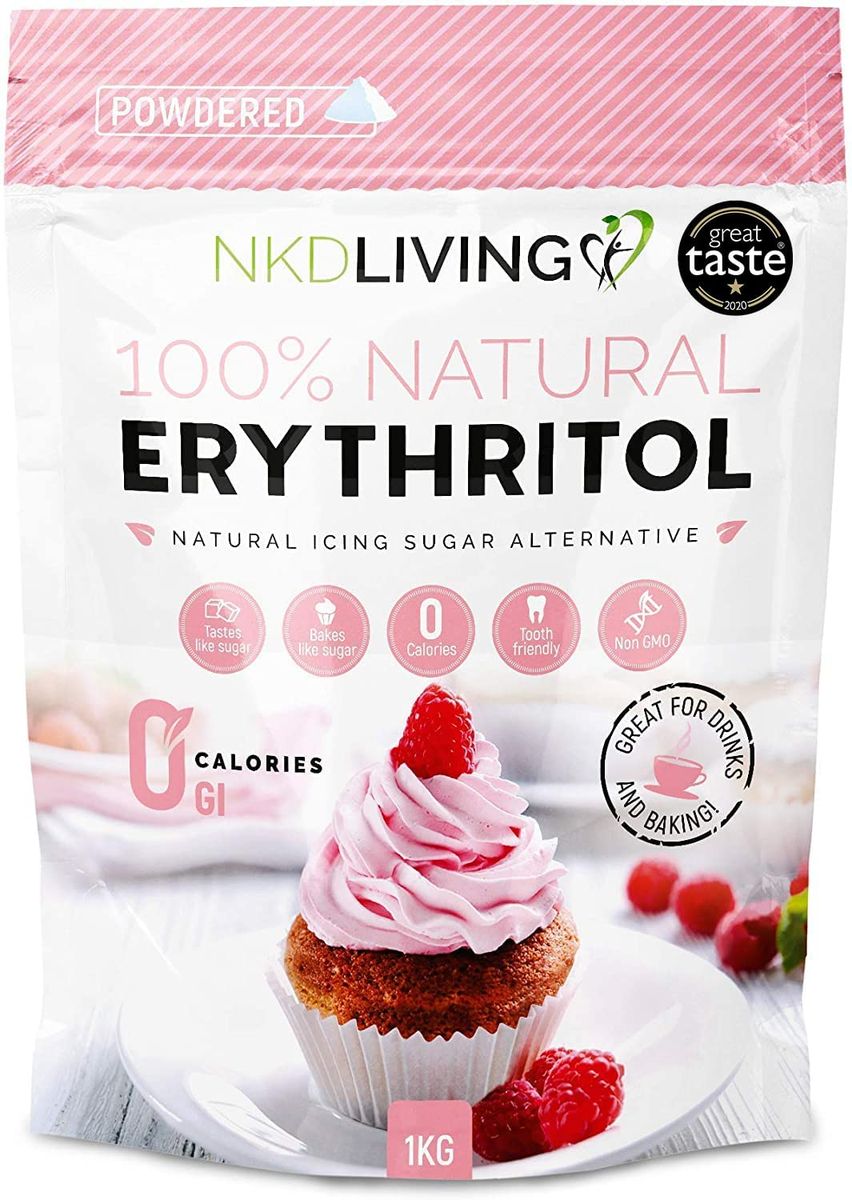 Powdered Erythritol by NKD Living Zero Calorie Icing Sugar Buy