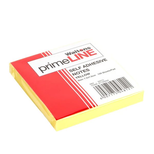 PrimeLine Self-Adhesive Notes 70mmx75mm x4