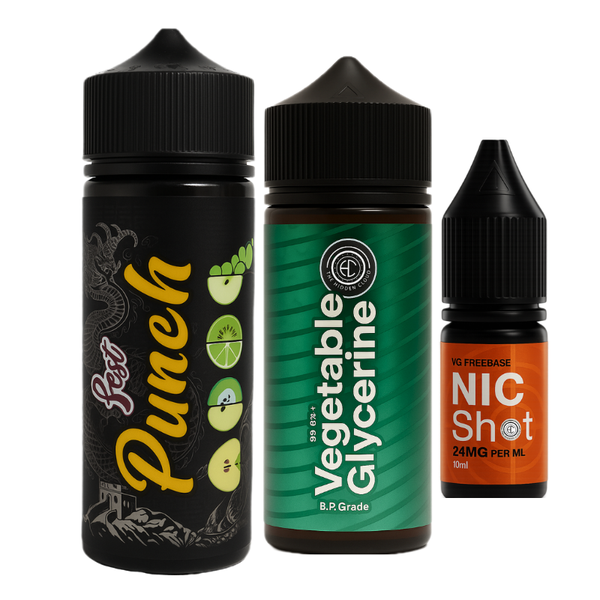 The Hidden Cloud Green Punch 2mg 120ml Longfill Kit