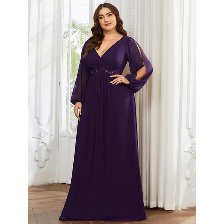 Stylish Chiffon Formal Evening Dresses with Long Lantern Sleeves Shop Today. Get it Tomorrow takealot