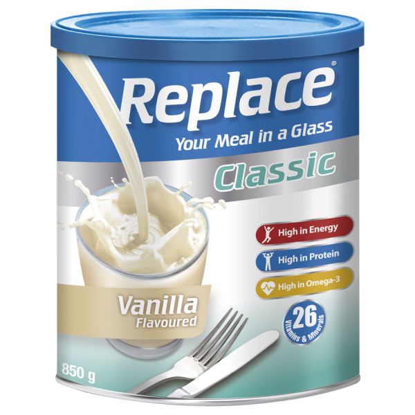 Replace Classic Vanilla - 850g