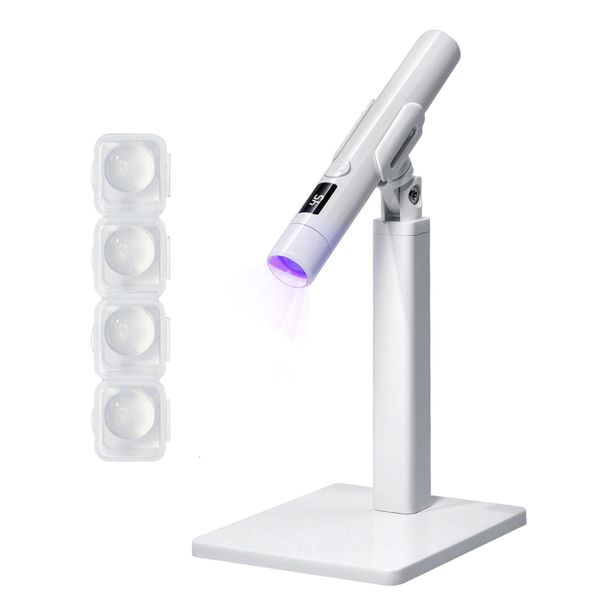 Mini Handheld UV Light for Gel Nails with Magnetic Stand Rechargeable