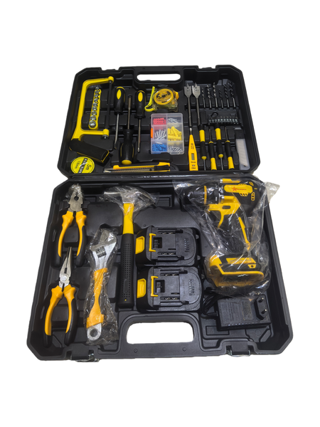 ElecTrek G118P Comprehensive Household Tool Kit with Drill Bits