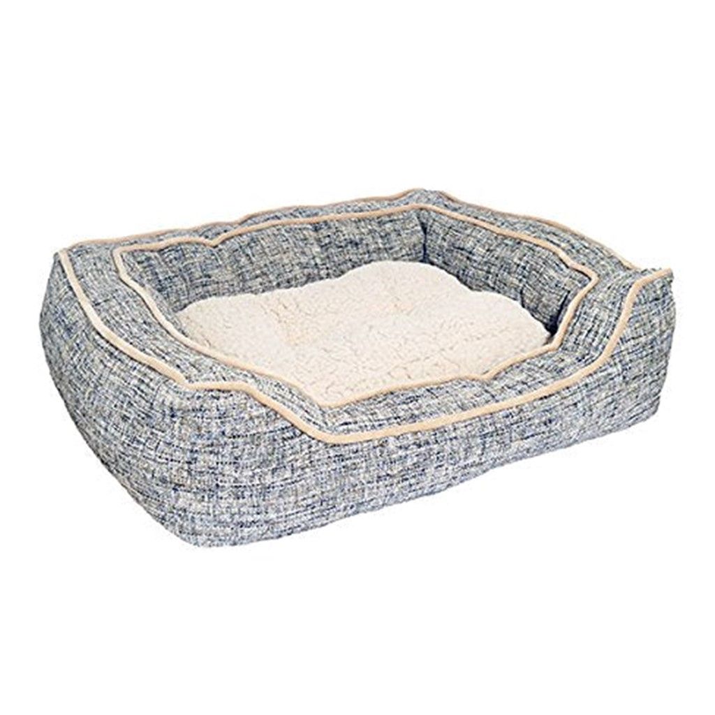 Perfect Pets Norway Fluffy and Canvas Dog Bed Grey Shop Today. Get