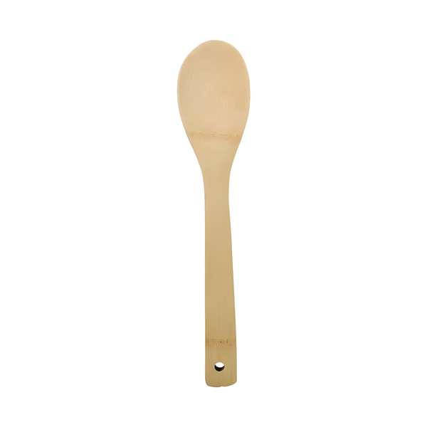 31cm Long Handle Kitchen Bamboo Cooking Spoon With Hanging Loop
