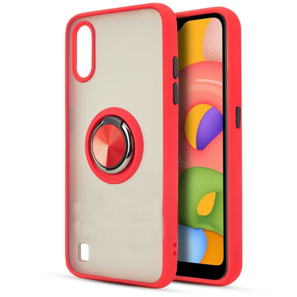 AfroTech Protective Shadow Hard Ring Case Pouch Samsung A01