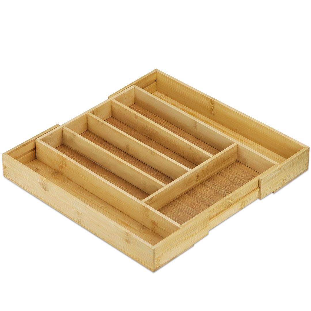 Expandable Cutlery Drawer Organiser Bamboo Tray Shop Today. Get it
