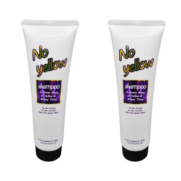 No Yellow Shampoo 250ml (Purple Keratin) 2 Pack
